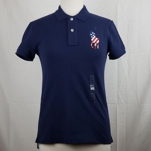 NWT Ralph Lauren USA Polo horse Shirt size Small